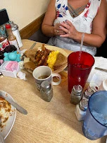 Eggs Toast Bacon and Potatoes Cubes